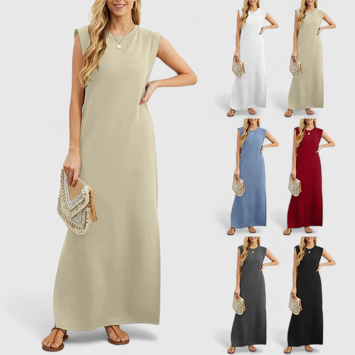 BELA – VESTIDO MAXI SIN MANGAS ELEGANTE