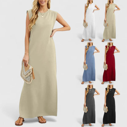 BELA – VESTIDO MAXI SIN MANGAS ELEGANTE