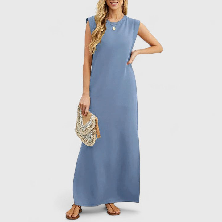 BELA – VESTIDO MAXI SIN MANGAS ELEGANTE