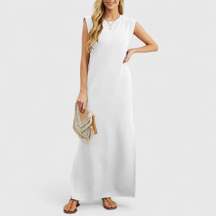 BELA – VESTIDO MAXI SIN MANGAS ELEGANTE