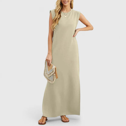 BELA – VESTIDO MAXI SIN MANGAS ELEGANTE