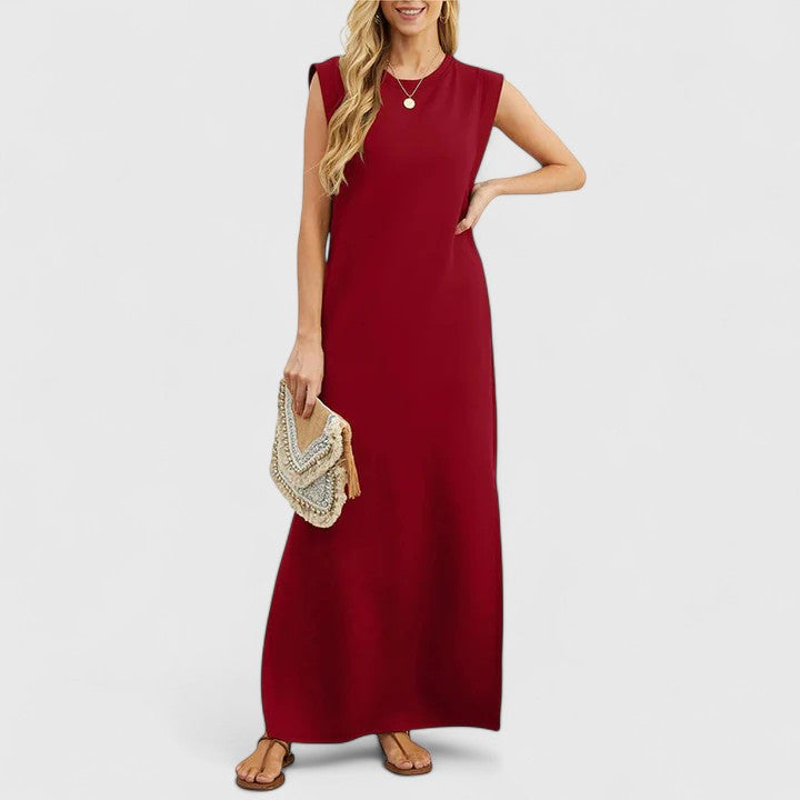 BELA – VESTIDO MAXI SIN MANGAS ELEGANTE