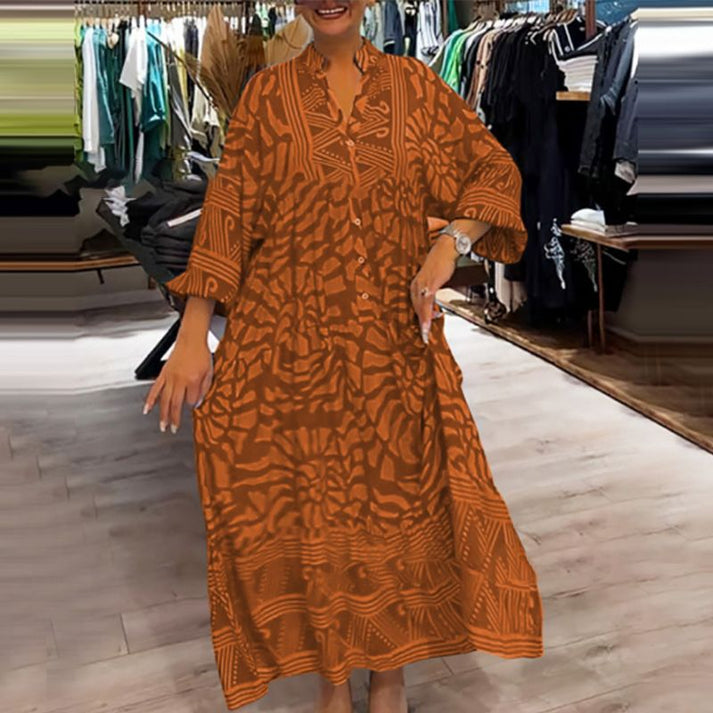 Eamon | Elegante Vestido Maxi Vibrante