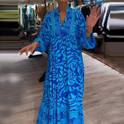 Eamon | Elegante Vestido Maxi Vibrante