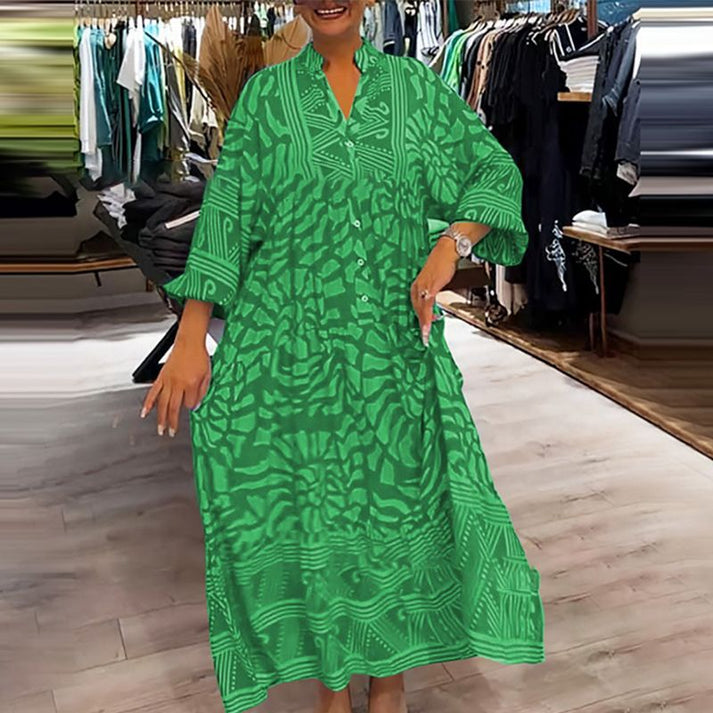Eamon | Elegante Vestido Maxi Vibrante