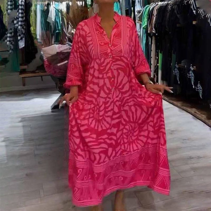 Eamon | Elegante Vestido Maxi Vibrante