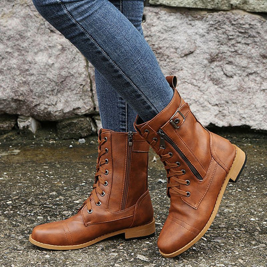 Félice - Elegantes botas ortopédicas de cuero