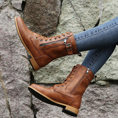 Félice - Elegantes botas ortopédicas de cuero