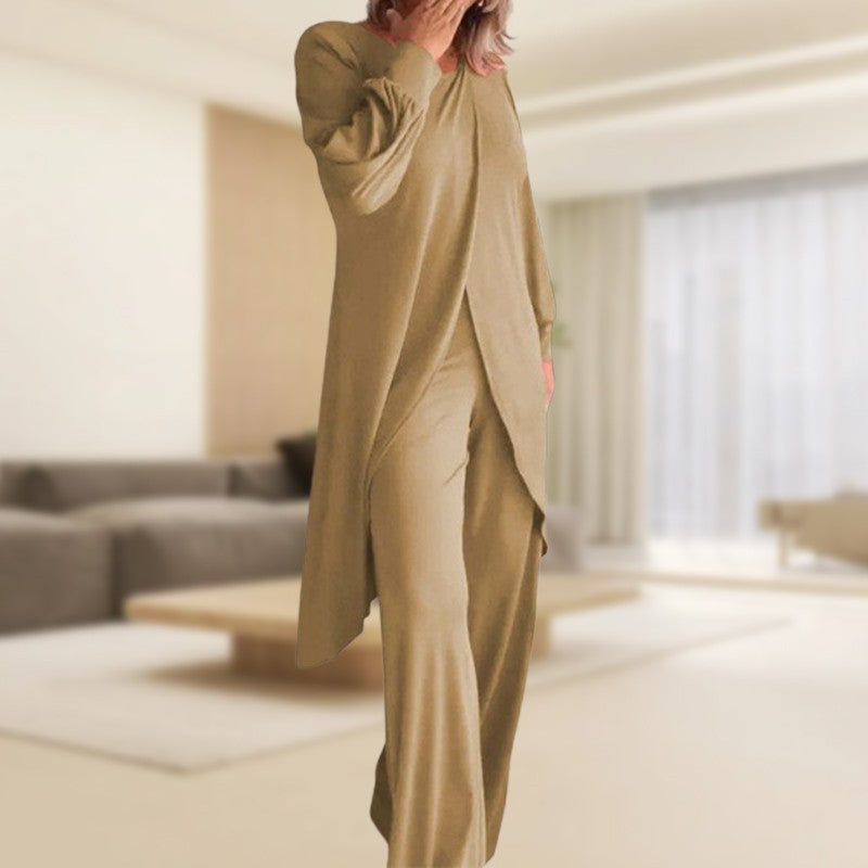 CALYRA – CONJUNTO DE TOP Y PANTALONES ULTRA-SUAVE PARA MÁXIMO CONFORT
