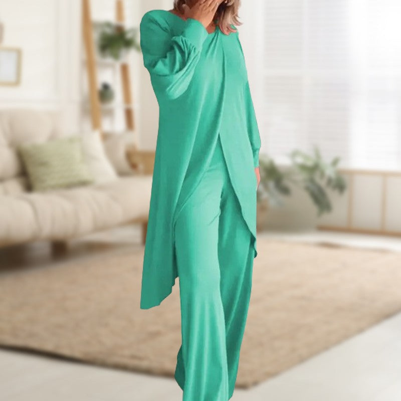 CALYRA – CONJUNTO DE TOP Y PANTALONES ULTRA-SUAVE PARA MÁXIMO CONFORT