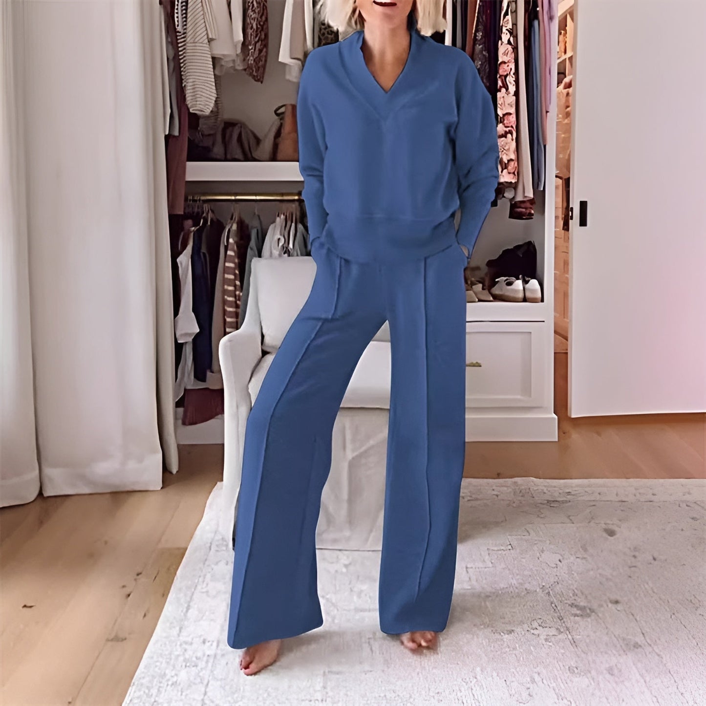 TAHLINA – CONJUNTO DE 2 PIEZAS ELEGANTE Y CÓMODO