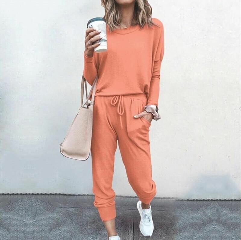 MADISON – CONJUNTO DE LOUNGE DE DOS PIEZAS RELAJADO Y CHIC