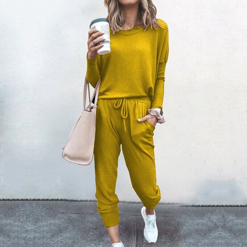MADISON – CONJUNTO DE LOUNGE DE DOS PIEZAS RELAJADO Y CHIC