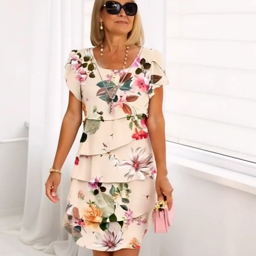 Lyra - Vestido de Elegancia Floral Graciosa