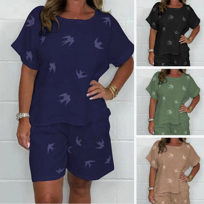 Dahlia – Conjunto de Dos Piezas Estampado Ligero