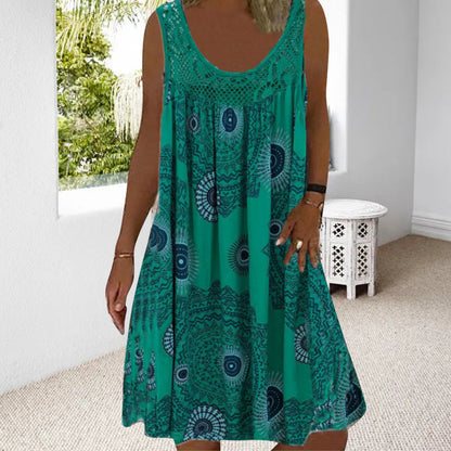 MARISSA – VESTIDO MIDI SIN MANGAS BRISA COSTERA