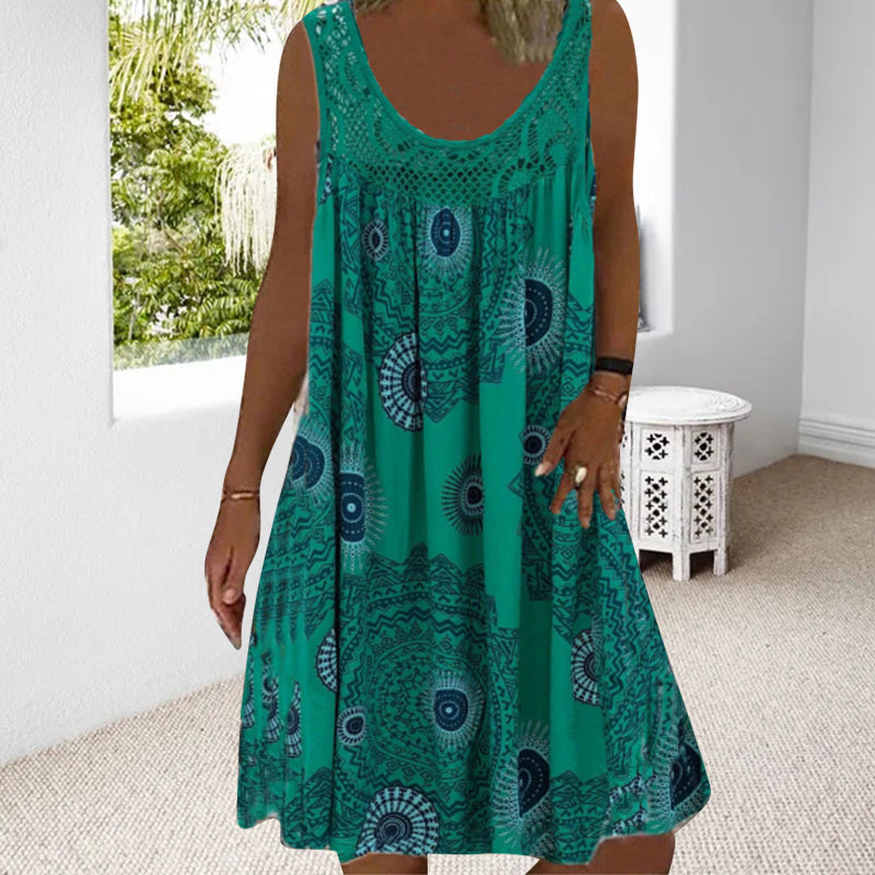 MARISSA – VESTIDO MIDI SIN MANGAS BRISA COSTERA
