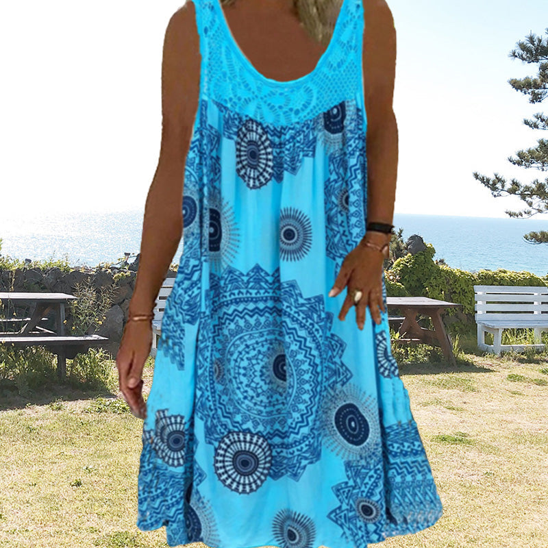 MARISSA – VESTIDO MIDI SIN MANGAS BRISA COSTERA