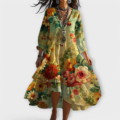Soraya™ – Vestido Boho Fresco con un Corte que Favorece el Cuerpo