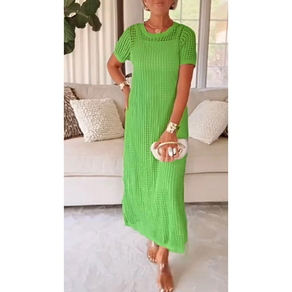 Vestido Maxi Largo Bethany™ con Corte + Vestido Interno Incluido