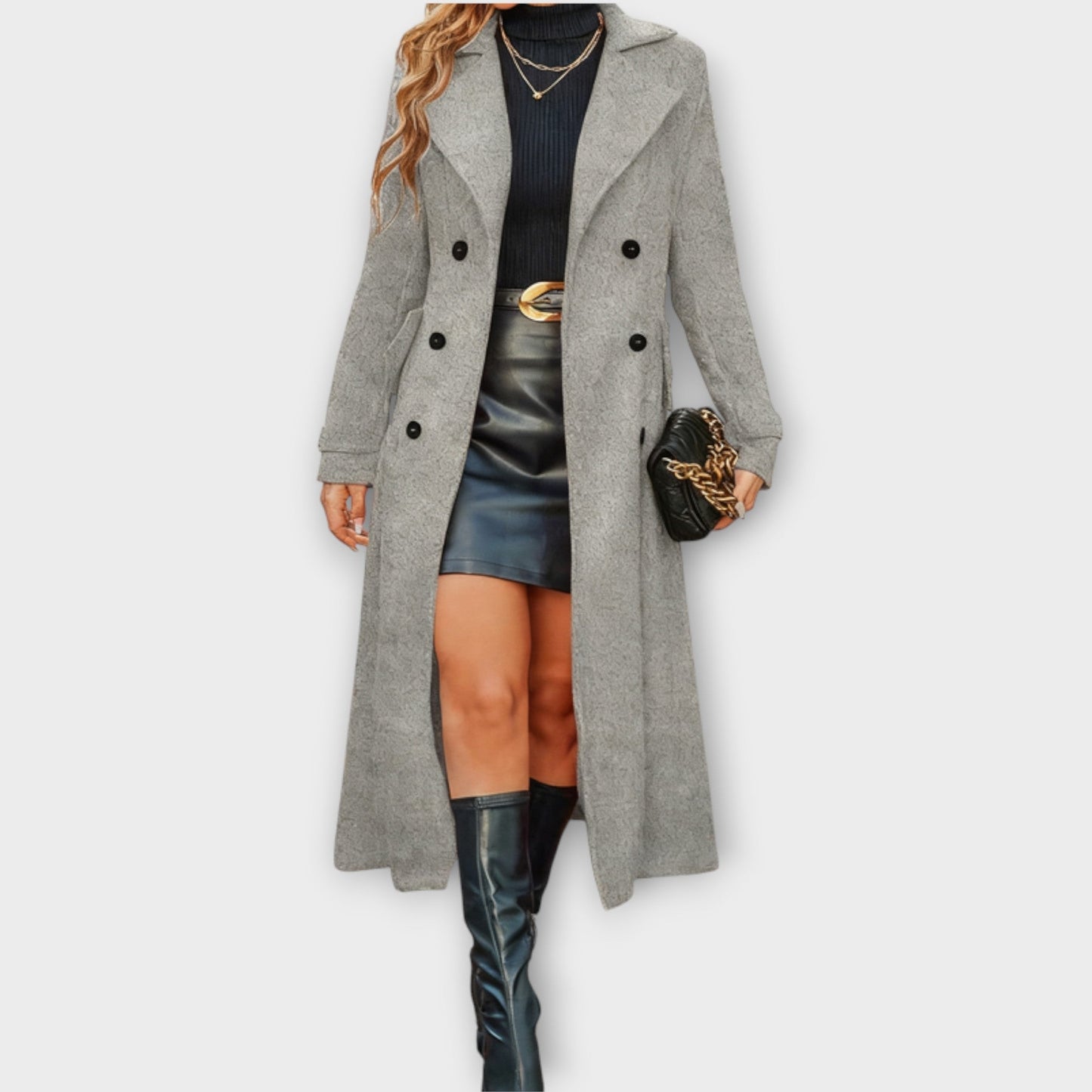 Abrigo de Invierno Elegante Longline