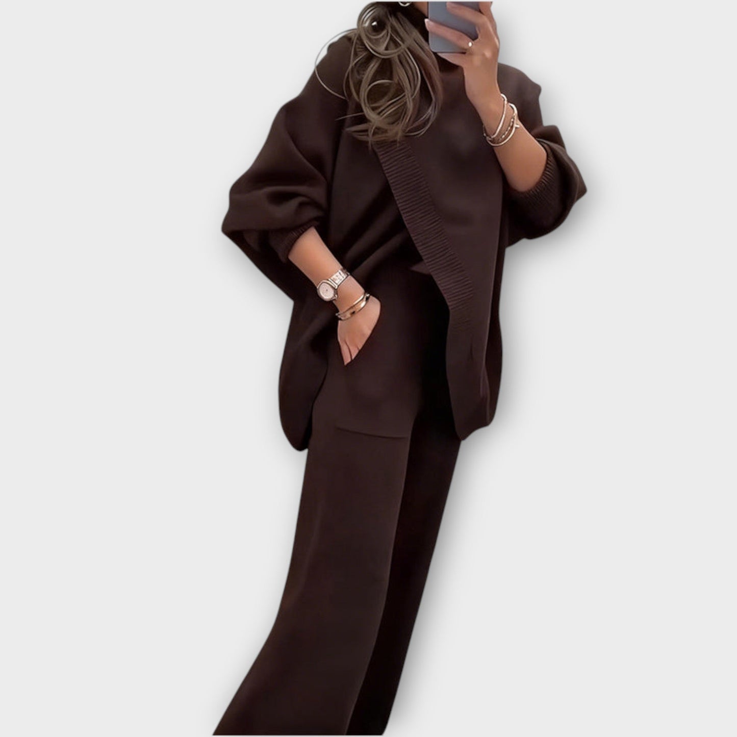 Conjunto Lounge de Punto Relajado