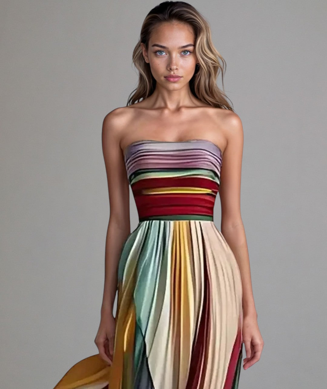 Aria | Vestido Sin Mangas de Colores