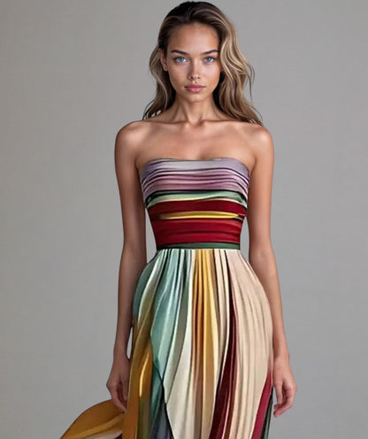 Aria | Vestido Sin Mangas de Colores