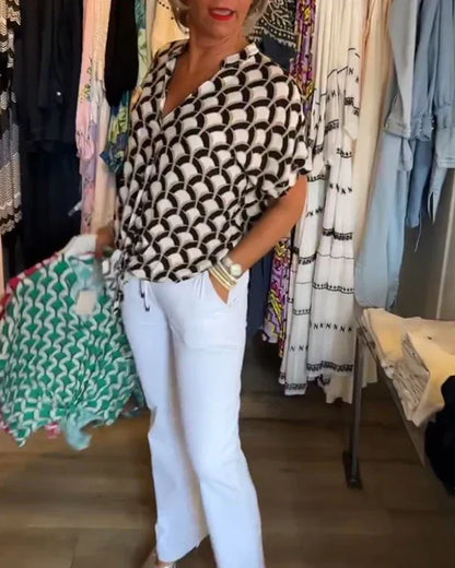 BLUSA ESTAMPADA ELEGANTE SOLVEIG