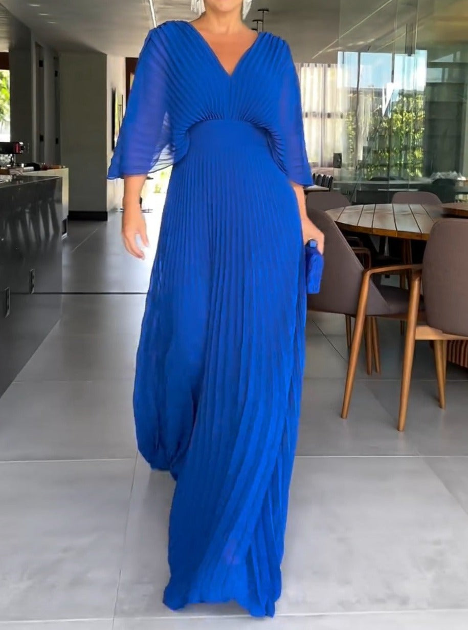 Sassa - Vestido Maxi con Escote en V