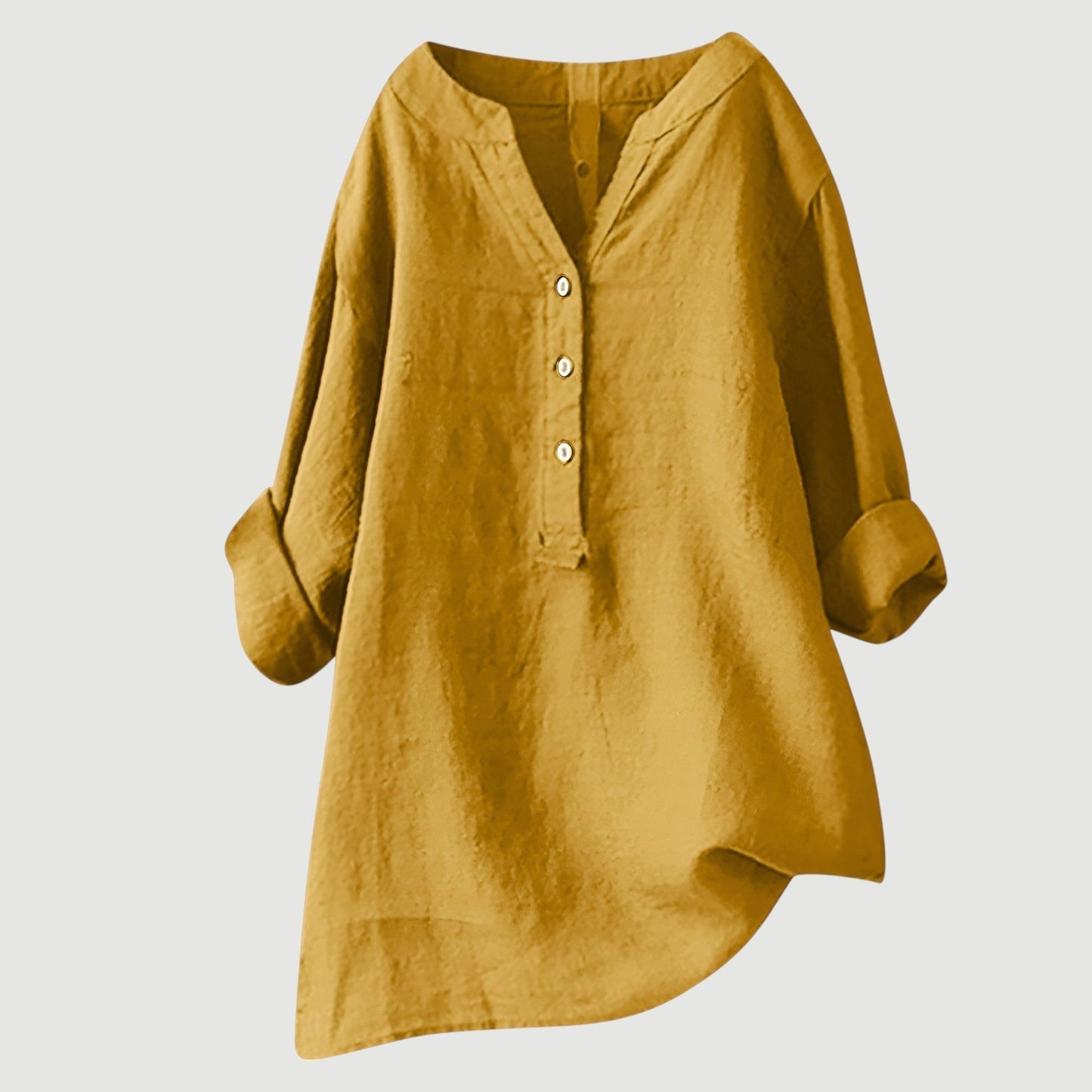 Nayeli™ - CAMISA LIGERA Y CÓMODA CON BOTONES