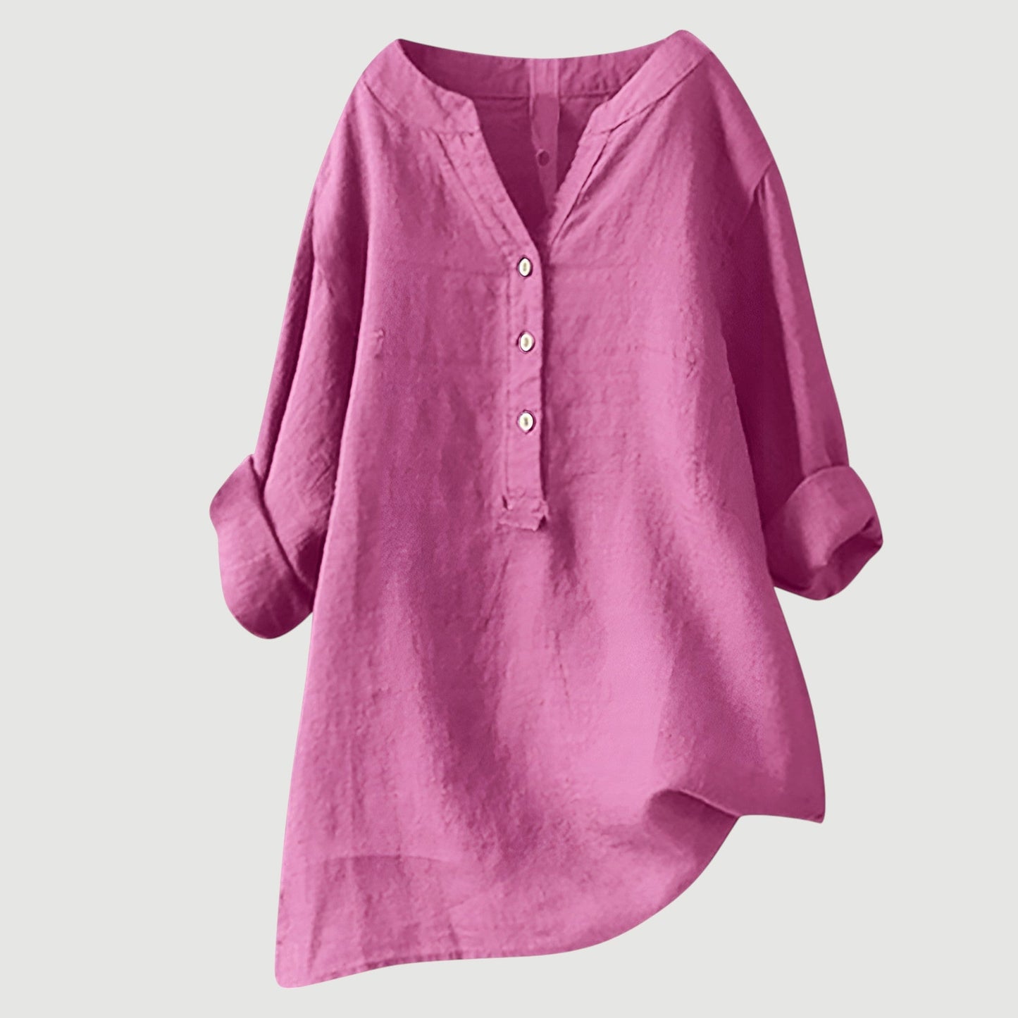 Nayeli™ - CAMISA LIGERA Y CÓMODA CON BOTONES