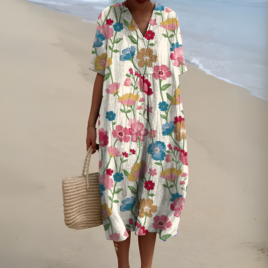 Noelia™ | Vestido Impreso Brisa de Verano