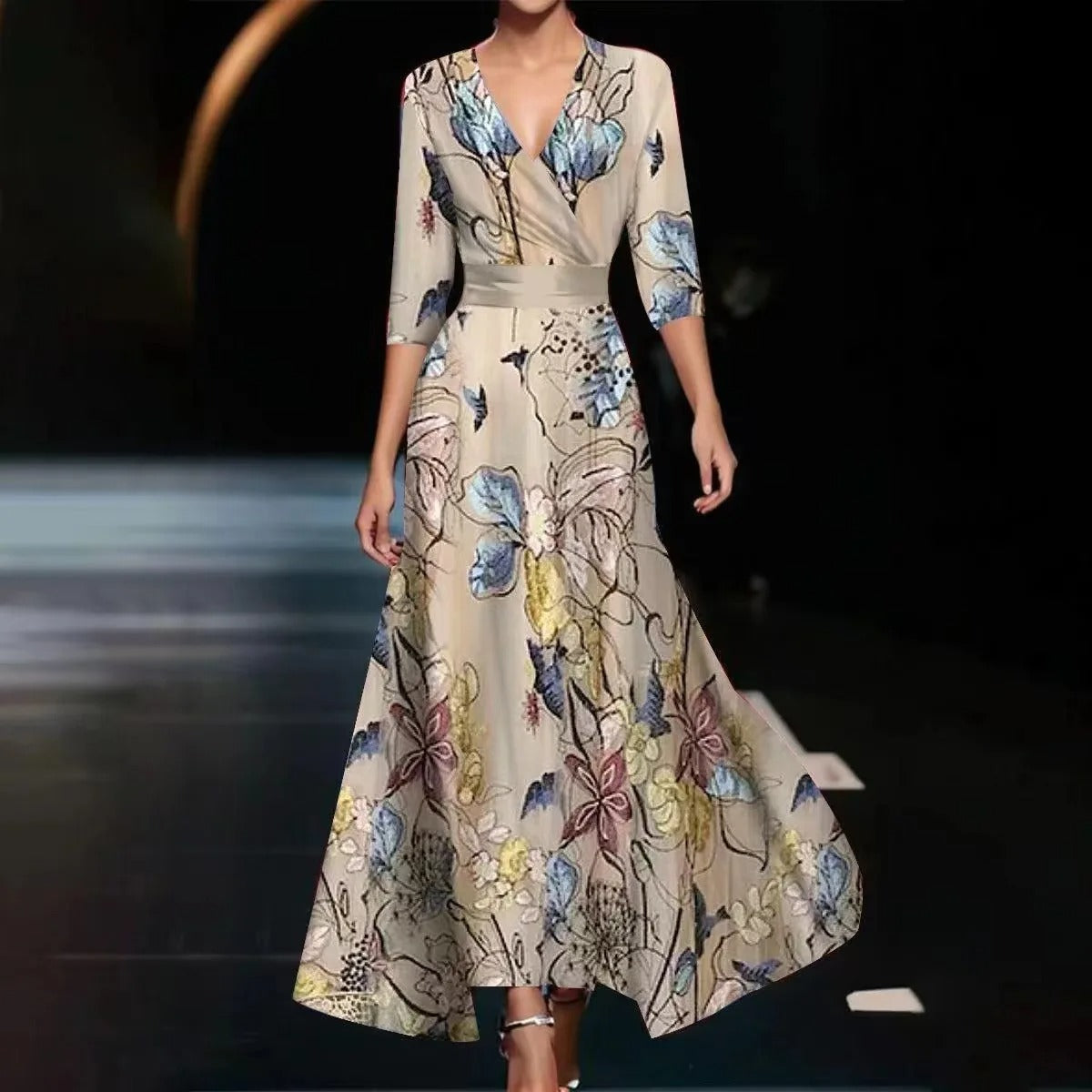 Yssa - Vestido Floral Elegante