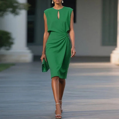 MAEVE – VESTIDO ELEGANTE CON CAÍDA HASTA LA RODILLA