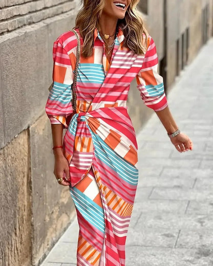 Pax – Vestido Midi Impreso