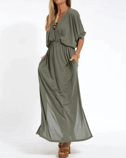 ISLA – VESTIDO MAXI RELAJADO