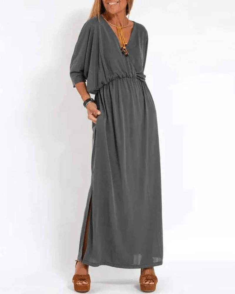 ISLA – VESTIDO MAXI RELAJADO