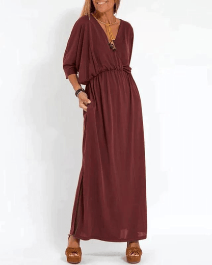 ISLA – VESTIDO MAXI RELAJADO