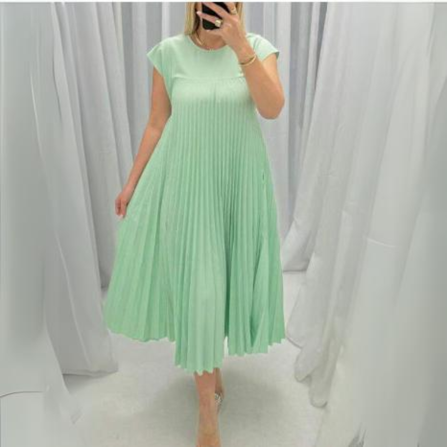 Seline® | Vestido Plisado Ligero y Fresco