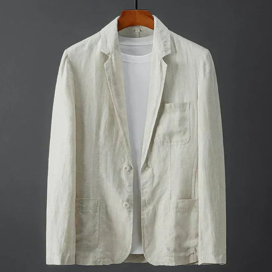 Aiden – Blazer Elegante de Lino Premium