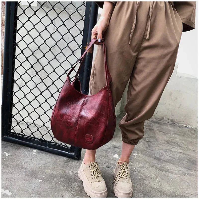 Bolso de Cuero Vintage