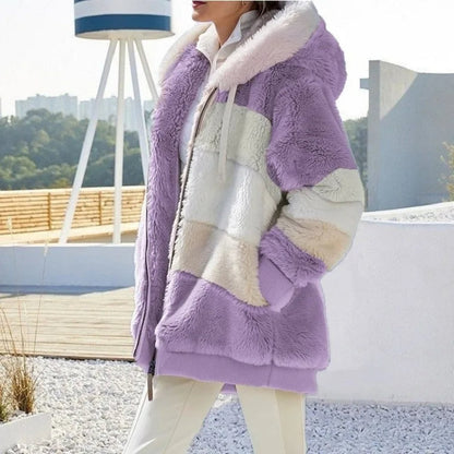 Alexa | Chaqueta de Invierno con Capucha y Cremallera