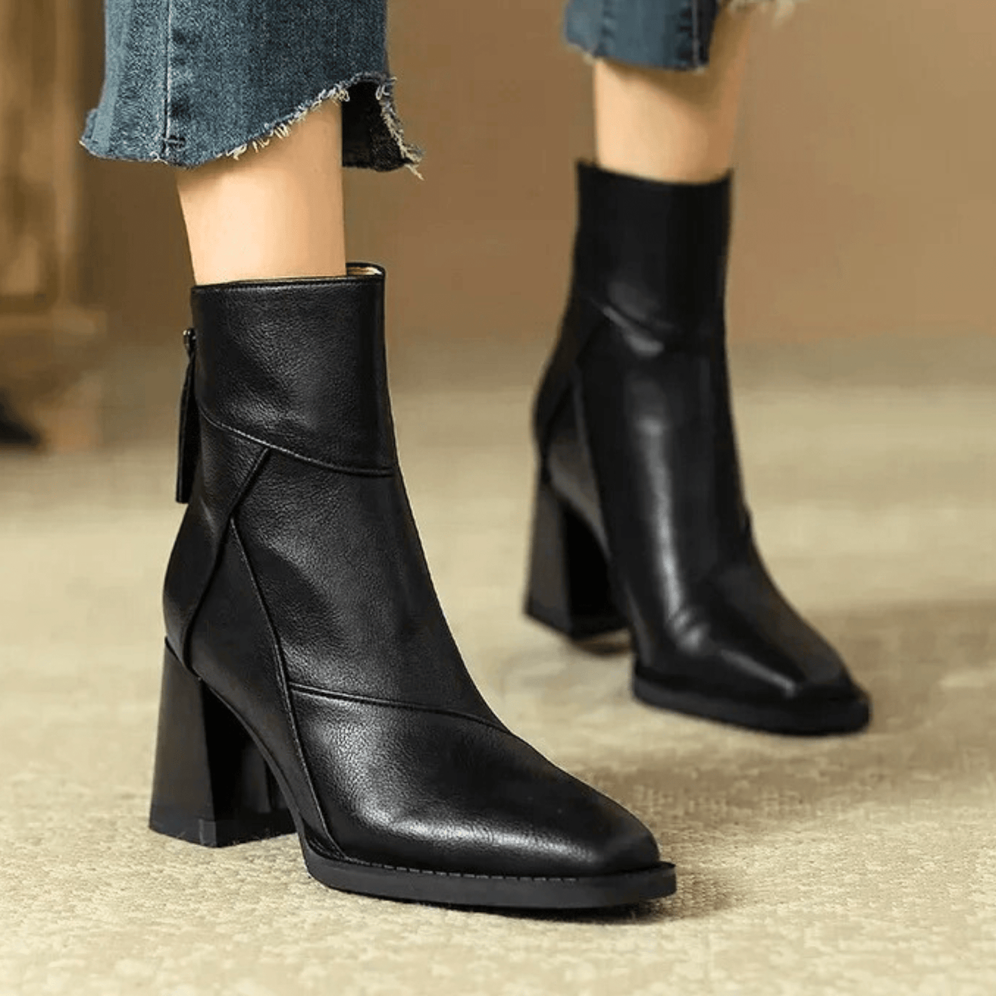 Mariella - Botines de ante elegante