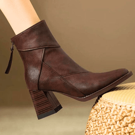 Mariella - Botines de ante elegante