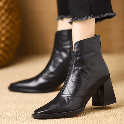 Jessica - Botines de Cuero Elegantes