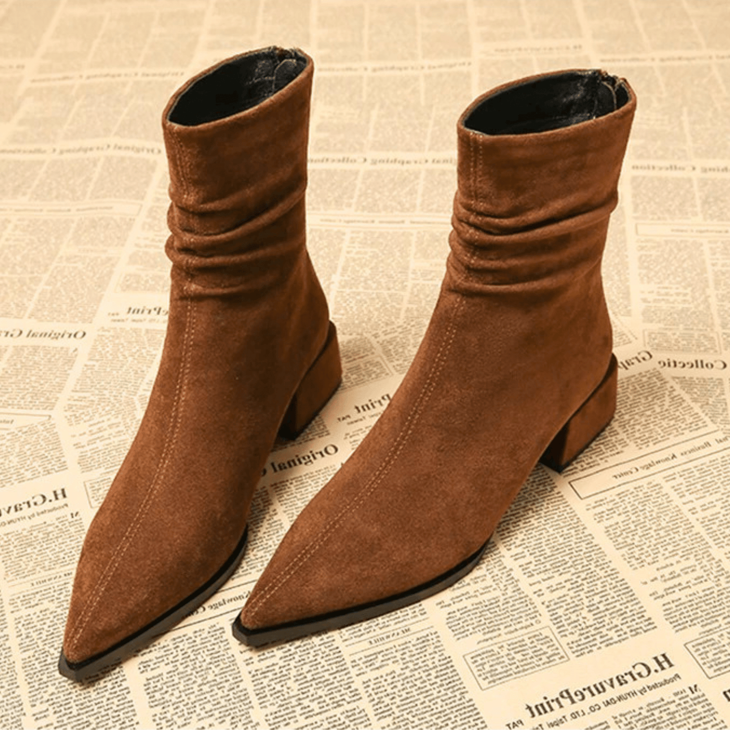 Piera - Botines de Ante de Lujo