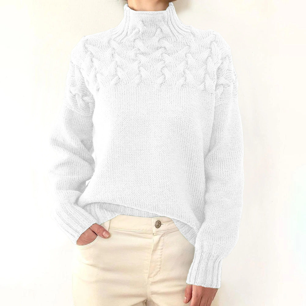 Elena | Suéter de Cuello Alto de Lana