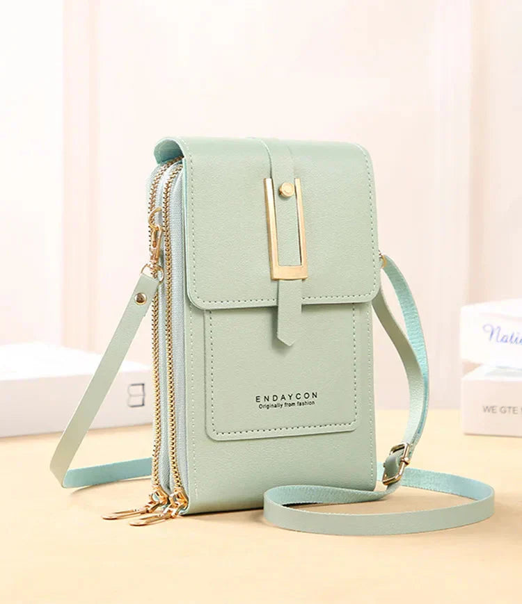 Afton | Bolso de Hombro para Teléfono Celular con Pantalla Táctil