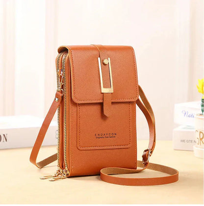 Afton | Bolso de Hombro para Teléfono Celular con Pantalla Táctil